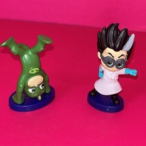 PJ Masks Mini Figures Lot of‎ 2 Green Gekko Romeo Cake Topper Toys Hasbro